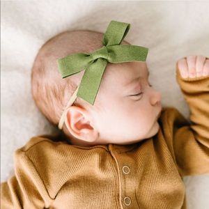 LITTLE POPPY CO Fall 2019 Suede Bow Set